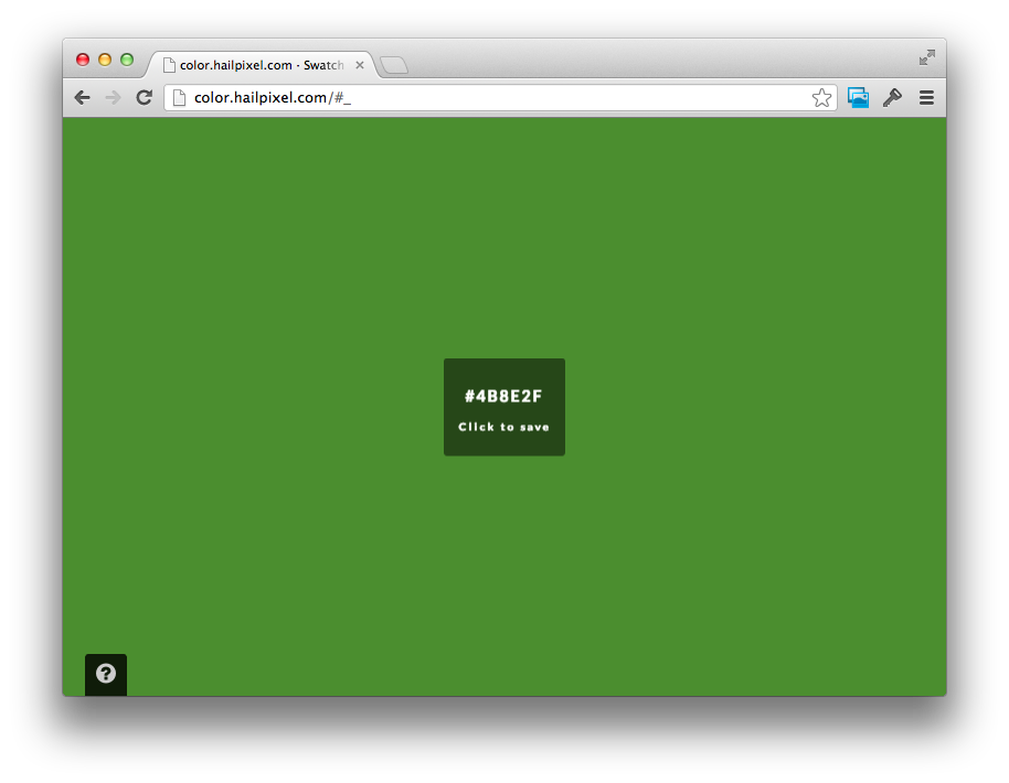 Screenshot of the color picker