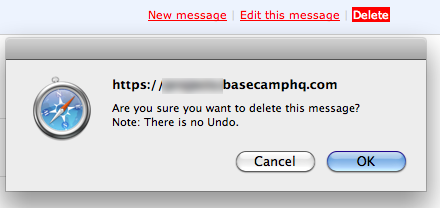 delete confirm
