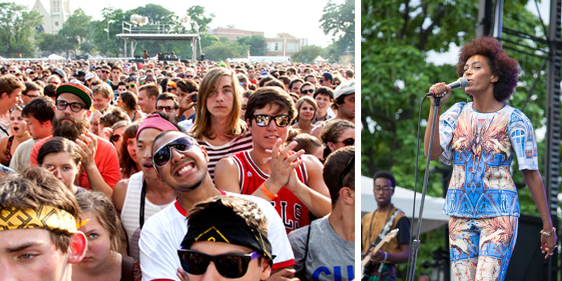 Solange at the 2013 Pitchfork Music Festival in Chicago